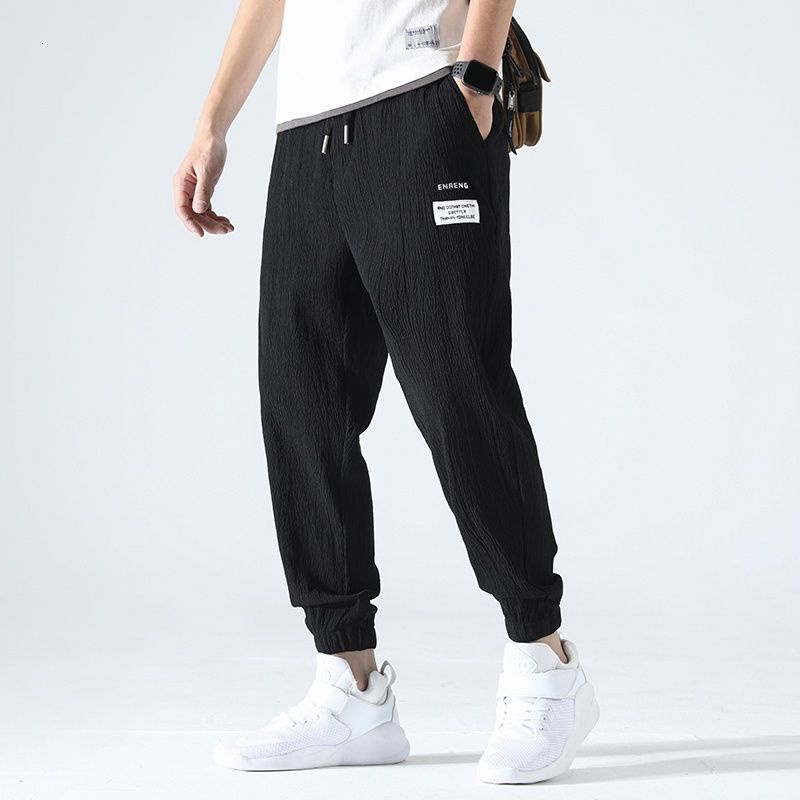 ภาพสินค้าCOD M-5XL Korean casual summer loose plus size vintage pants men จากร้าน heiying0903.th บน Shopee ภาพที่ 6