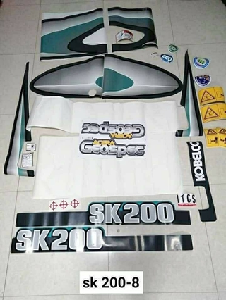 สติ๊กเกอร์ โกเบ KOBELCO SK200-8