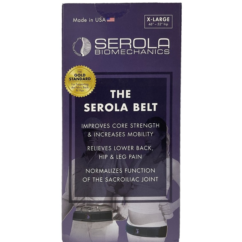 เข็มขัดพยุงหลังSerola Belt ช่วยลดอาการปวดหลัง Size XL Shopee Thailand