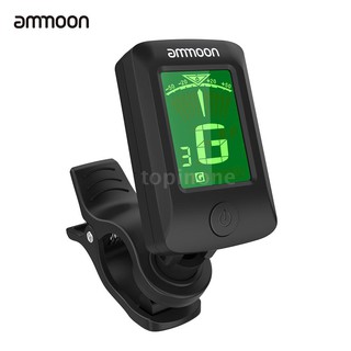 E*M Ammoon AT-07 จูนเนอร์ดิจิตอลอิเล็กทรอนิกส์หน้าจอ LCD สำหรับกีตาร์