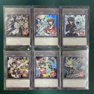 [6ใบ] Ultra rare Token Yugioh 20th card Konami dark magician stardust oddeyes decode neos utopia การ์ด ยูกิ