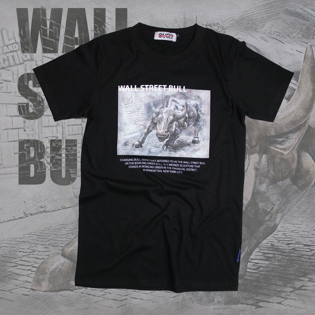 เสื้อยืดขายดี5thave-เสื้อยืดแขนสั้น-รุ่น-sp-wall-street-bulls-3xl