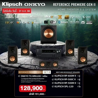 ONKYO  TX-NR6100  +  KLIPSCH RP-600M II  +  RP-500C II +  RP-500M II  +  SPL-120  SET