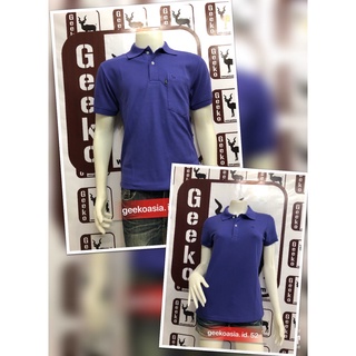 เสื้อโปโลหญิงและชาย สีม่วงอมน้ำเงิน 52 (ตรากวางแท้💯)