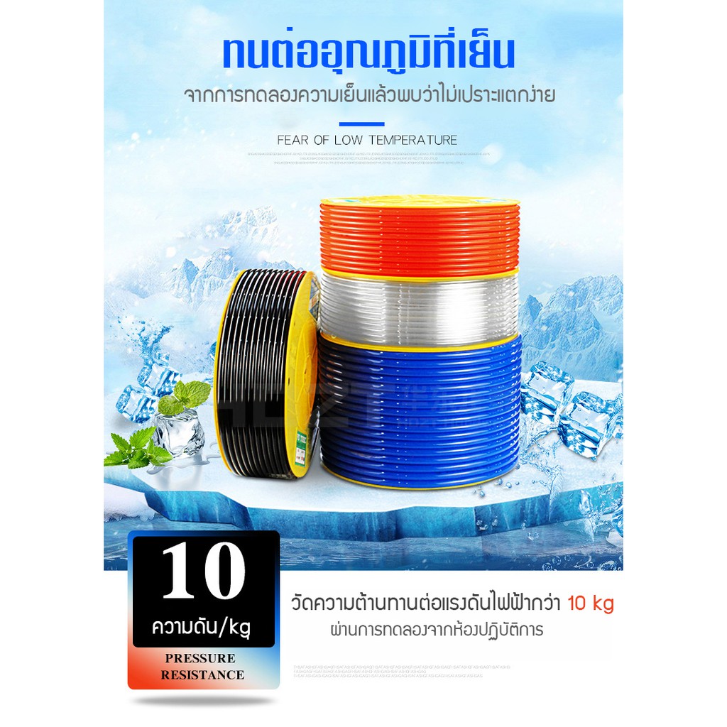 ท่อลม-สายลม-เกลียวใน-8-mm-เกลียวนอก-12-mm-ยาว100m