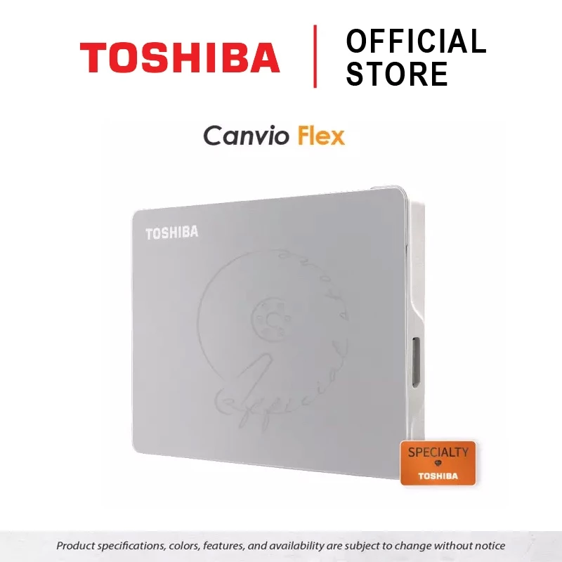 Toshiba Canvio Flex ฮาร์ดดิสก์พกพา 1-4TB USB 3.2 SuperSpeed รองรับ Windows, Mac และอุปกรณ์ USB-C