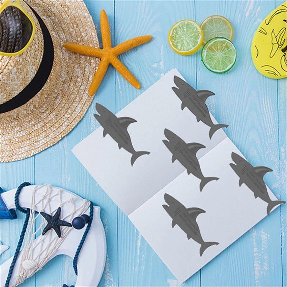 allgoods-cute-shark-style-bookmark-children-reading-book-folder-page-animal-bookmarks-page-breaker-student-gift-office-supplies-stationery-gifts-reading-tool-novelty-3d-cartoon-animal-bookclip-multico