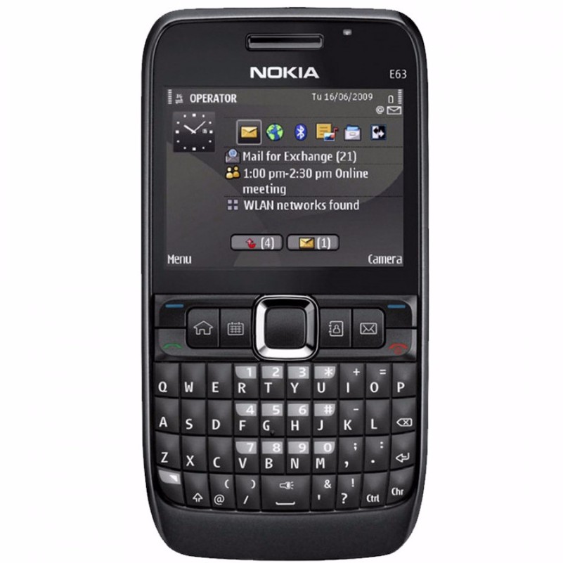 โทรศัพท์มือถือโนเกียปุ่มกด-nokia-e63-สีดำ-3g-4g-รุ่นใหม่2020