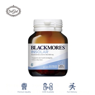 【8137】Blackmores Skin Health Insolar High Dose Vitamin B3 60 tablets