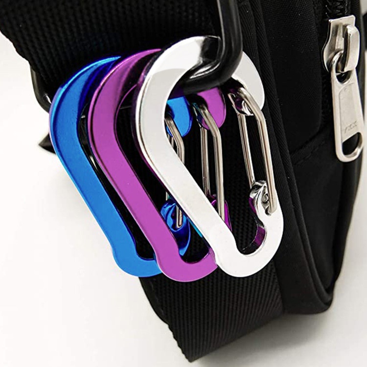 ภาพหน้าปกสินค้า5CM Carabiner S-Shape Camping Equipment Backpack Buckle (1 ชิ้น) จากร้าน codylight บน Shopee