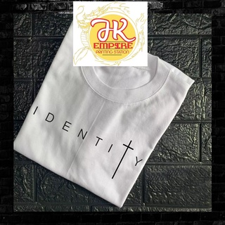 เสื้อคู่ - ▽HK.EMPIRE_Identityในไม้กางเขนของพระเยซูChrist_MINIMALIST_Tเสื้อ SHIRTt สําหรับผู้ชาย