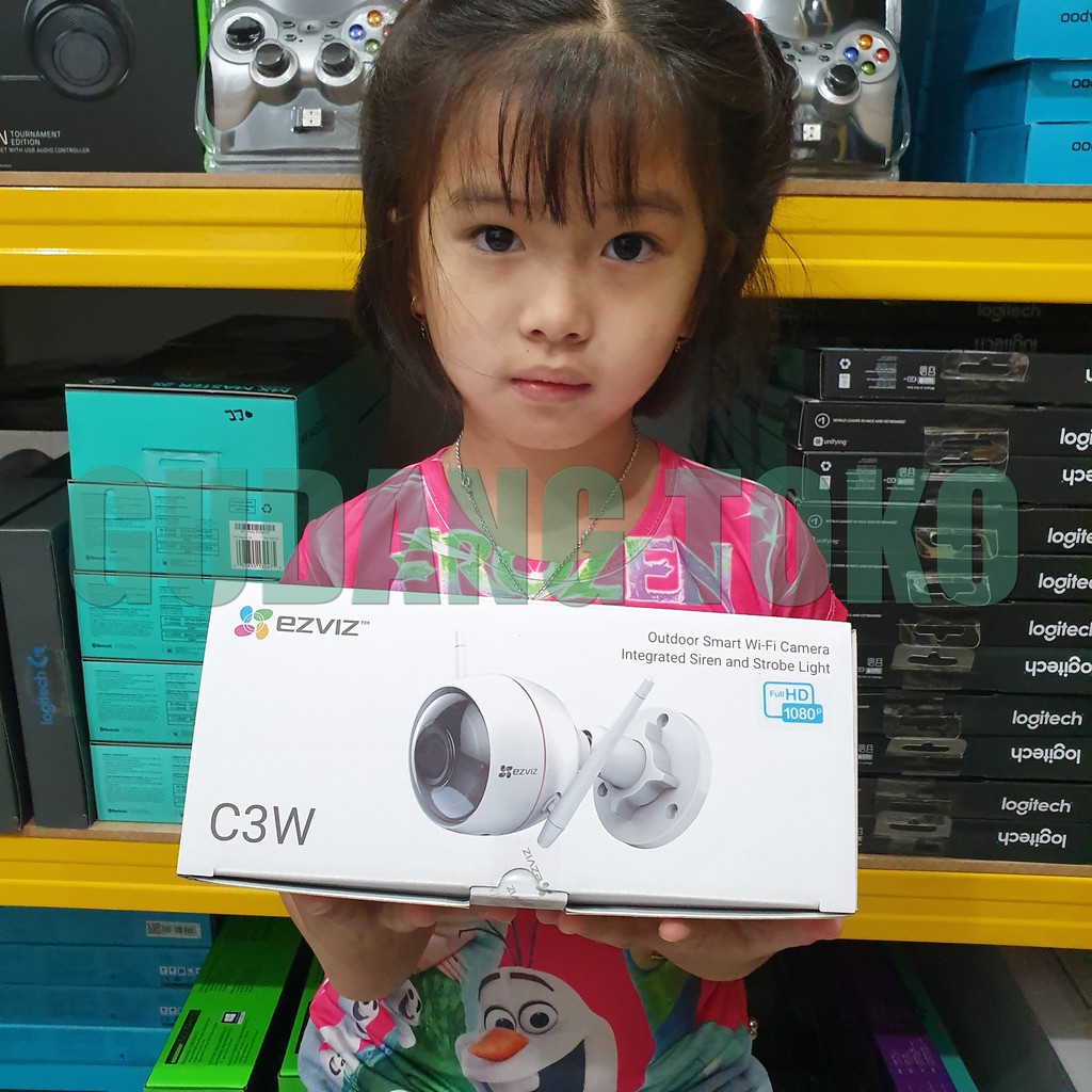 Ezviz C3W/ezGuard 1080p กล้องรักษาความปลอดภัย WiFi ไร้สาย FHD