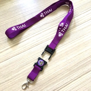 ภาพขนาดย่อของภาพหน้าปกสินค้าสายคล้องคอ สายห้อยบัตร การบินไทย TG  Thai Airways Landyard necklacing จากร้าน buubuyshop บน Shopee