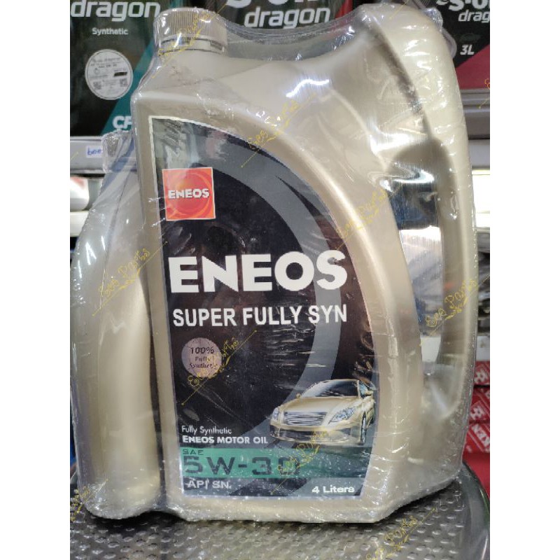 นํ้ามันเครื่อง-eneos-super-fully-syn-สังเคราะห์เเท้-5w30-สำหรับรถยนต์เบนซิน-4-1ลิตร-เปลี่ยนถ่าย10-000-กม