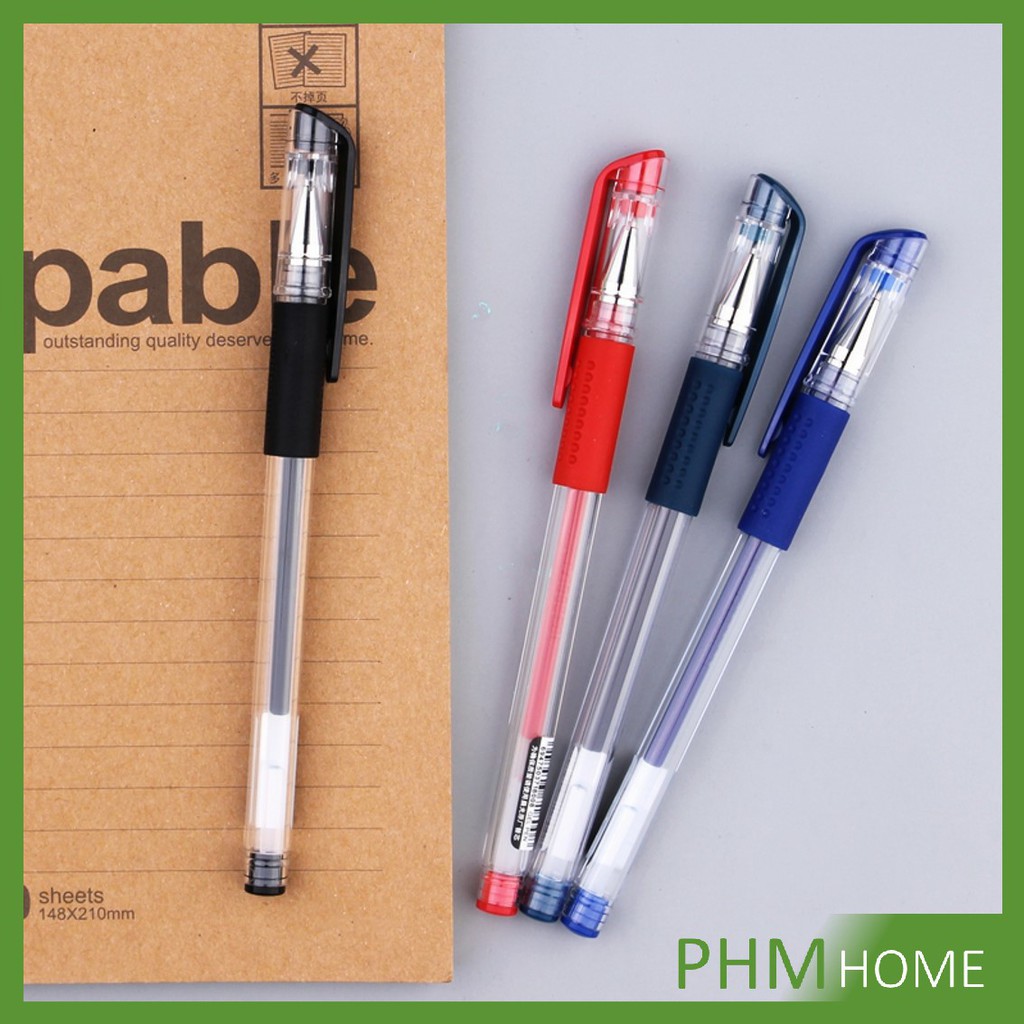 ภาพหน้าปกสินค้าปากกาเจล Classic 0.5 มม. (สีน้ำเงิน/แดง/ดำ) ปากกาหมึกเจล มี 3 สีให้เลือก 0.5mm หัวเข็ม