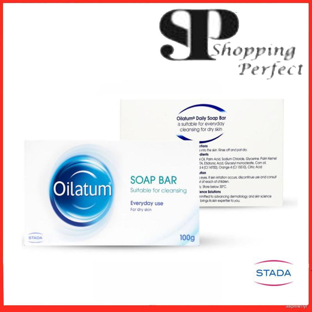 Baby shower milk∏ Oilatum Soap Bar ขนาด 100 g สบู่ อาบน้ำสำหรับผิวแห้ง