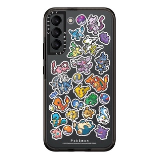 (พร้อมส่ง)Samsung Galaxy S22+ Casetify Pixel Pokémon Sticker Impact Case