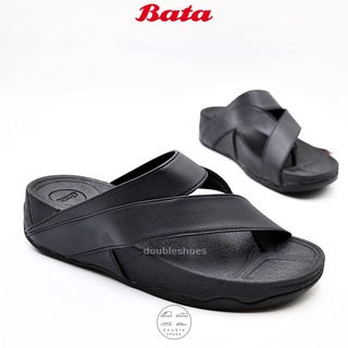 BATA Energy+ รองเท้าเพื่อสุขภาพ แบบหนีบ สีดำ ไซส์ 6-10 (36-44) (รุ่น 871-6843)