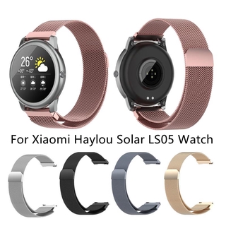 Xiaomi Haylou Solar Ls05 นาฬิกาข้อมือสายสแตนเลสหลากสีสัน