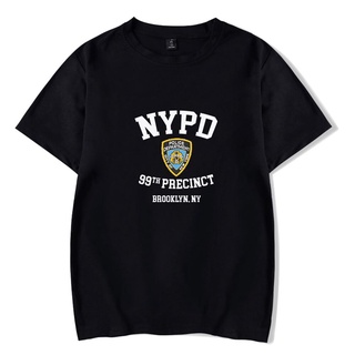 เสื้อยืดผ้าฝ้าย พิมพ์ลาย Brooklyn 99 สไตล์ฮิปฮอป ฮาราจูกุ แฟชั่นฤดูร้อน สําหรับผู้ชาย