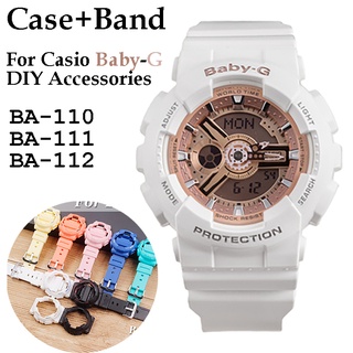 สินค้า สายนาฬิกาข้อมือซิลิโคน เนื้อแมตต์ สําหรับ Casio BABY-G BA-110 BA-111 BA-112 G-SHOCK BABY G BA110 111 112