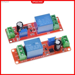 โมดูลรีเลย์หน่วงเวลา 0-10วินาที 5V 12V DC NE555 Delay Timer Switch