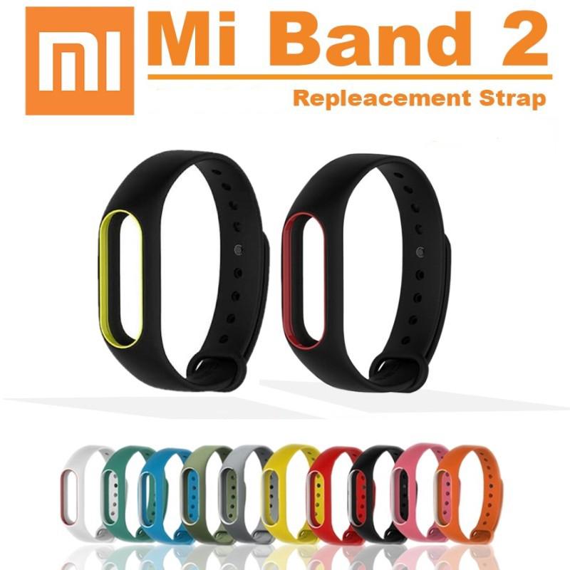 ภาพหน้าปกสินค้าสินค้าพร้อมส่ง Mijobs สายเปลี่ยน Mi Band 2 สายสีพื้น แบบมีขอบ ซึ่งคุณอาจชอบสินค้านี้
