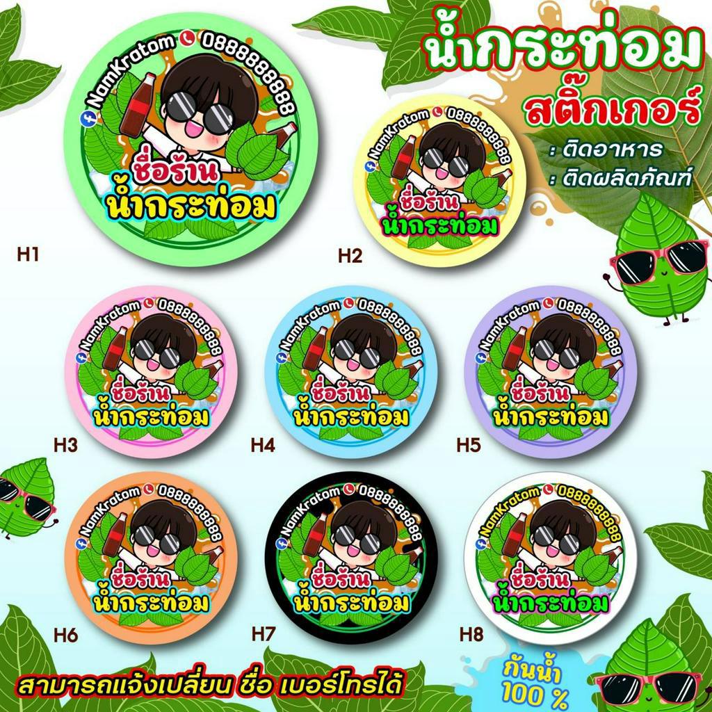 สติ๊กเกอร์กันน้ำ-สติ๊กเกอร์ติดสินค้าแก้ไขข้อความได้