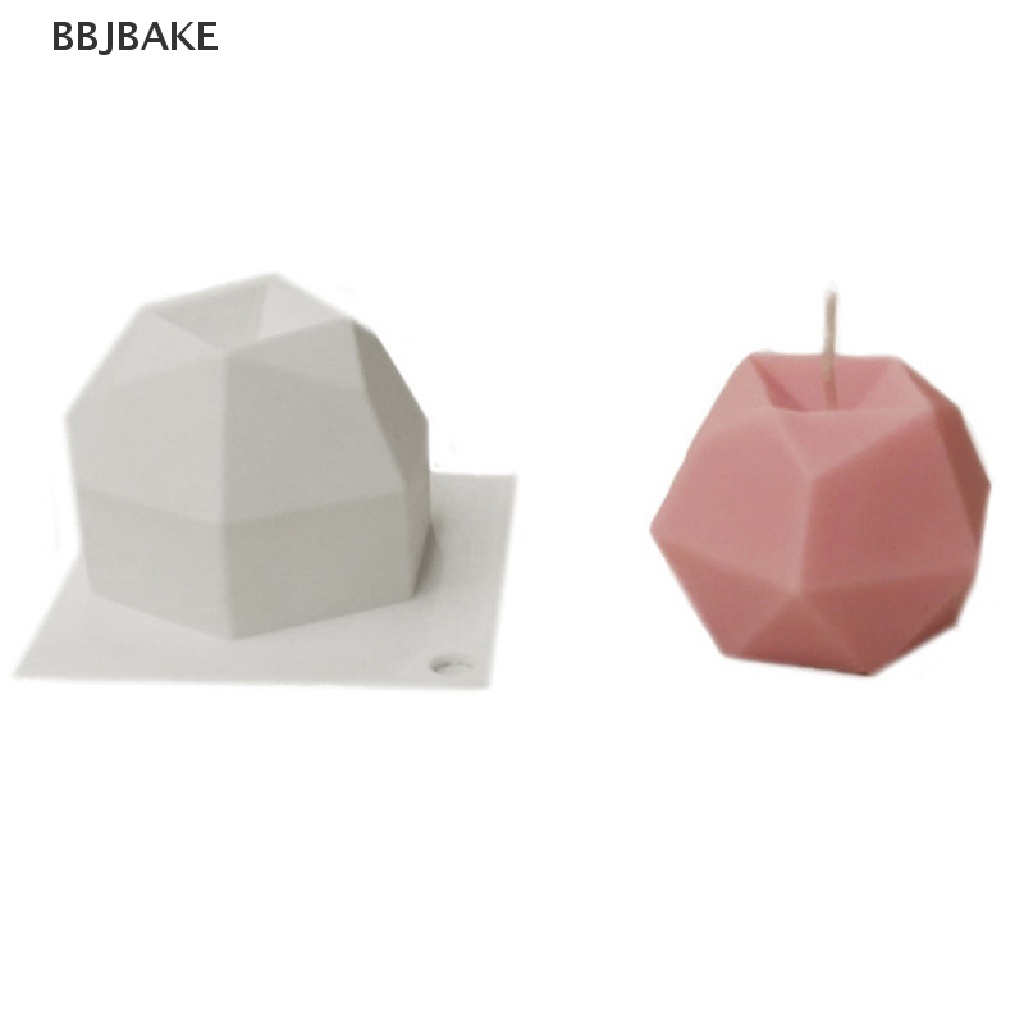 cxfsbake-3d-irregular-silicone-candle-mould-rhombohedral-ball-mold-resin-mold-kcb