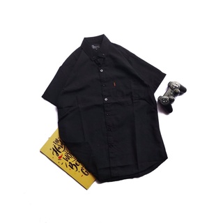 เสื้อเชิ้ตแขนสั้นลําลอง ผ้าฝ้าย พรีเมี่ยม สําหรับผู้ชาย ไซซ์ M L XL