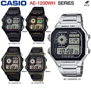 ภาพหน้าปกสินค้าCASIO นาฬิกาข้อมือผู้ชาย รุ่น AE-1200WH รับประกันศูนย์2ปี AE-1200WHB-1B/AE-1200WHD/AE-1200WH-1A/AE-1200WH-1B ที่เกี่ยวข้อง