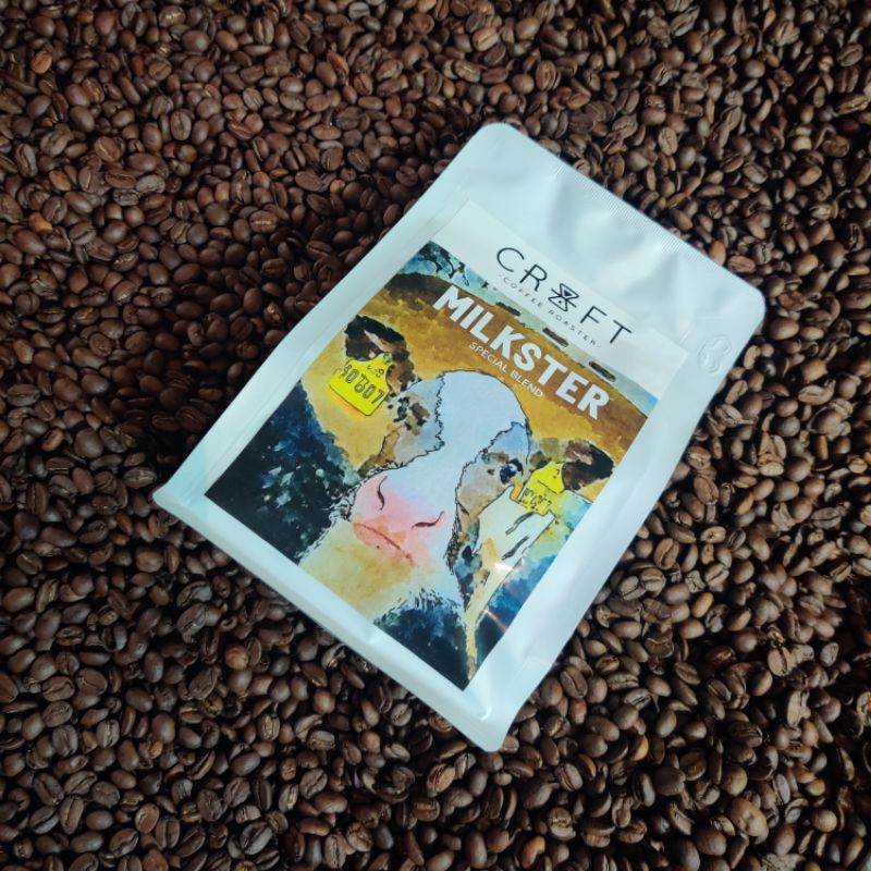 craft-coffee-roaster-เมล็ดกาแฟคั่ว-milkster-brazil-signature-blend-250g