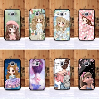 เคส Samsung J1 ลายการ์ตูนผู้หญิง ขอบนิ่มหลังแข็ง เคสมือถือ เคสโทรศัพท์ Case เคส TPU ขอบนิ่มหลังแข็ง ไม่ขูดตัวเครื่อง