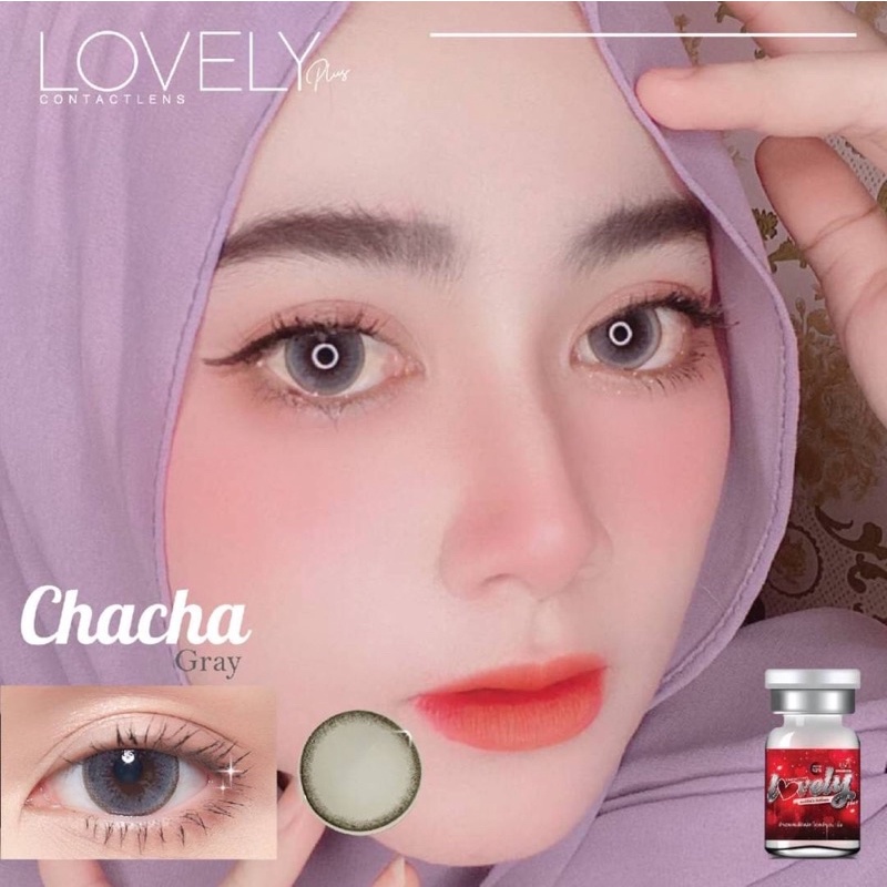 chacha-love-gray-รุ่นตัดขอบสีเทาฉ่ำนัว-ขนาดโตกว่าตา-ใส่สวย