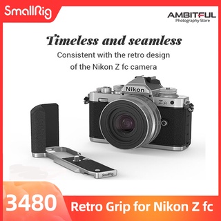 Smallrig กรงกล้อง รูปตัว L อุปกรณ์เสริม สําหรับกล้อง Nikon Z FC 1/4 3480