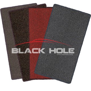 พรมเช็ดเท้า Blackhole Doormat พรมไวนิลหนาพิเศษ เย็บขอบ หนา 20 มม  ขนาด 40 X 70 เซนติเมตร จำนวน 4 ชิ้น