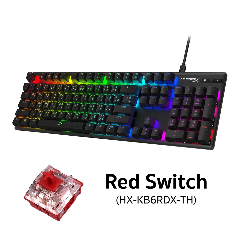 HyperX Alloy Origins Gaming Keyboard (TH) คีย์บอร์ดเกมมิ่ง (รับประกัน ...