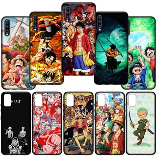 เคสโทรศัพท์มือถือ ซิลิโคนนุ่ม ลายการ์ตูนลูฟี่ โซโร วันพีซ EC63 สําหรับ OPPO A5s A3s A5 2018 A9 2020 A7 F11 Pro F11Pro