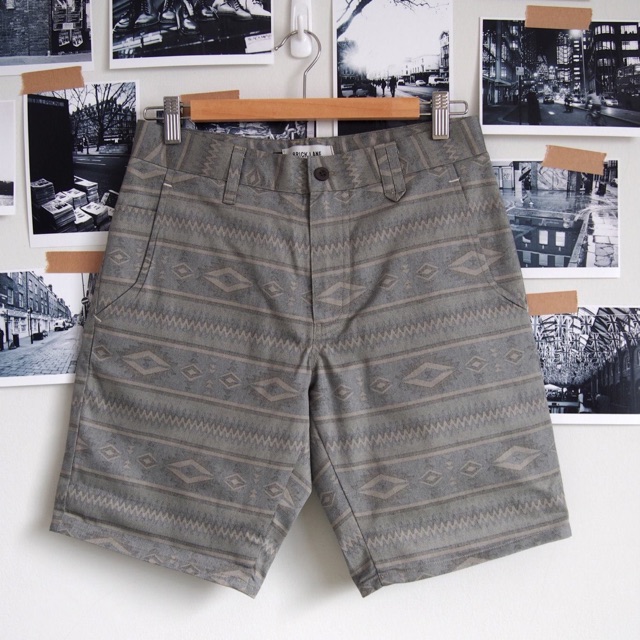 cotton-print-twill-shorts