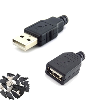 ภาพหน้าปกสินค้าปลั๊กซ็อกเก็ต 3 in 1 Mirco USB 2.0 Socket 4 Pin สีดํา 5 ชิ้น ที่เกี่ยวข้อง