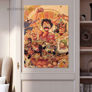 สติ๊กเกอร์โปสเตอร์ one piece สําหรับตกแต่งบ้าน