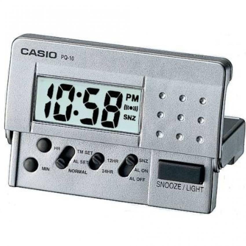 Casio Table Clocks นาฬิกาปลุกดิจิตอล รุ่น PQ10D8R Shopee Thailand