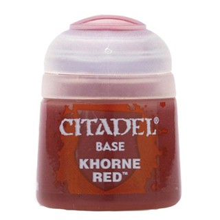 Citadel : BASE: Khorne Red (12ML) สีอะคริลิคสำหรับทาโมเดล