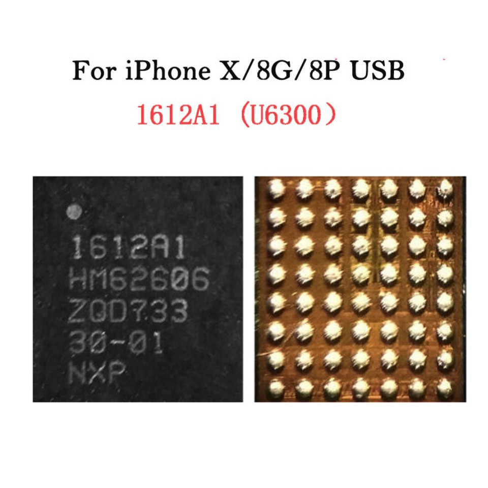 u2-usb-ic-1612a1-สําหรับ-iphone-8-plus-8g-8-8plus-อะไหล่ชาร์จแบต-1612-u6300-56pin-ชิปควบคุม-ic