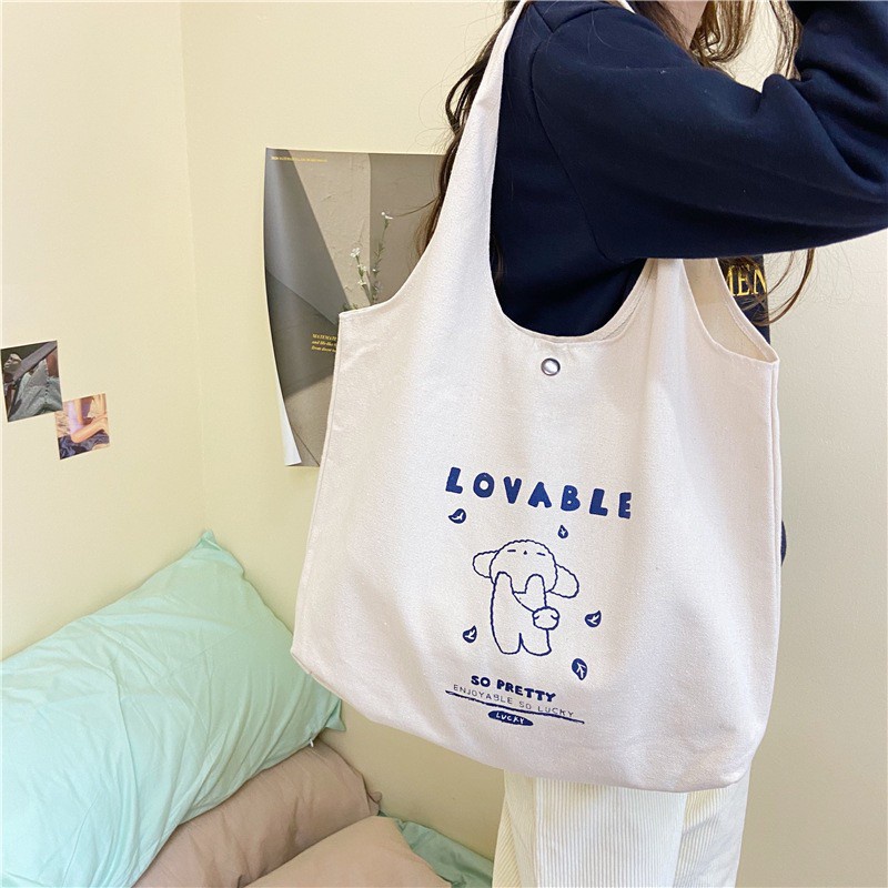 bag-1-bag1792-กระเป๋าผ้าแคนวาส-ลาย-l-o-v-a-b-l-e-ใบใหญ่