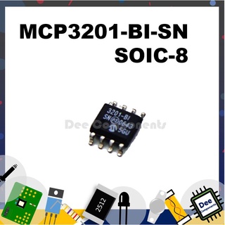 MCP3201  Analogue to Digital Converters SOIC-8 2.7 - 5.5 V -40°C ~ 85°C MCP3201-BI-SN MICROCHIP 6-1-4