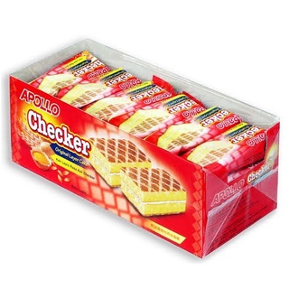 Apollo Checker – Original Layer Cake อพอลโล่ เลเยอร์เค้ก ดั้งเดิม 18 กรัม x 24 ชิ้น