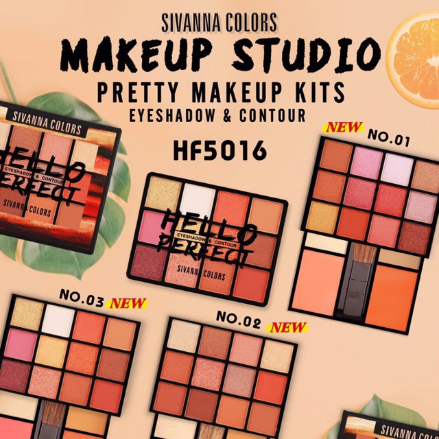 sivanna-colors-พาเลท-อายแชโดว์-บลัชออน-pretty-makeup-kits-รหัส-hf5016