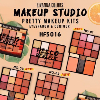 Sivanna Colors พาเลท อายแชโดว์ บลัชออน Pretty Makeup Kits รหัส HF5016
