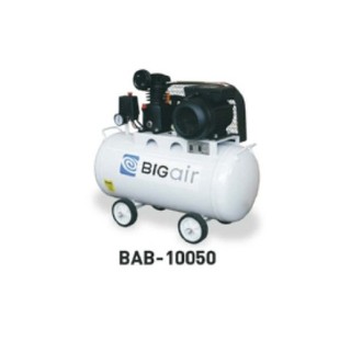 BIG AIR BAB 10050 ปั๊มลมสายพาน 50L พร้อมมอเตอร์ 1HP/220V